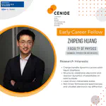 Zhipeng Huang was recognized as the CENIDE Early Career Fellow