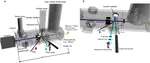 Picosecond infrared laser driven sample delivery for simultaneous liquid-phase and gas-phase electron diffraction studies